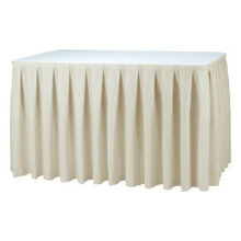 14ft  polyester table skirt royal blue